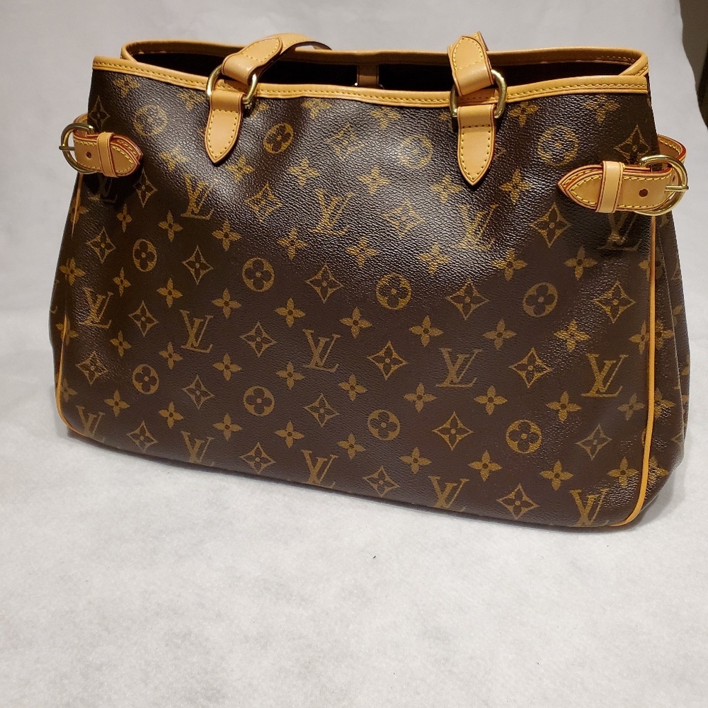 Louis Vuitton Brown and Tan Shoulder Bag